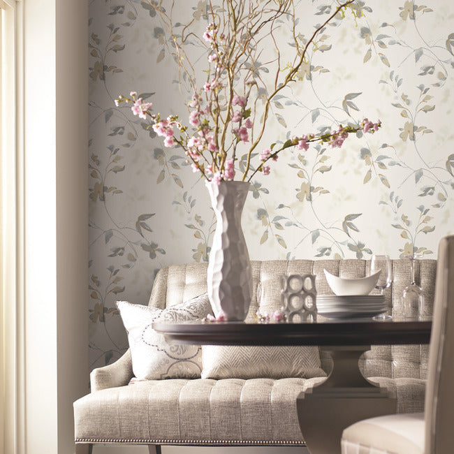 York Linden Flower Premium Peel and Stick Wallpaper
