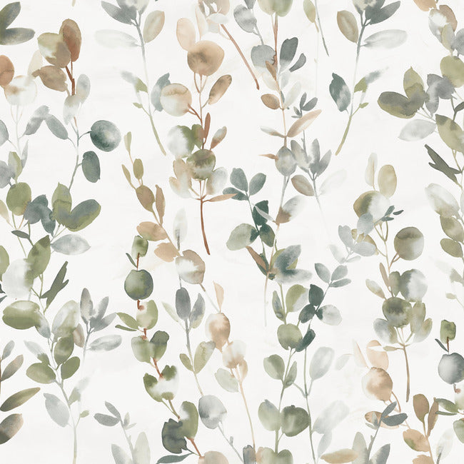 York Joyful Eucalyptus Premium Peel and Stick Wallpaper