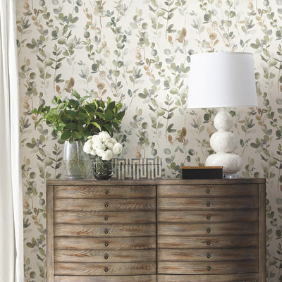 York Joyful Eucalyptus Premium Peel and Stick Wallpaper