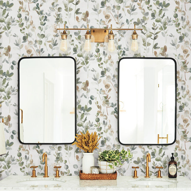 York Joyful Eucalyptus Premium Peel and Stick Wallpaper