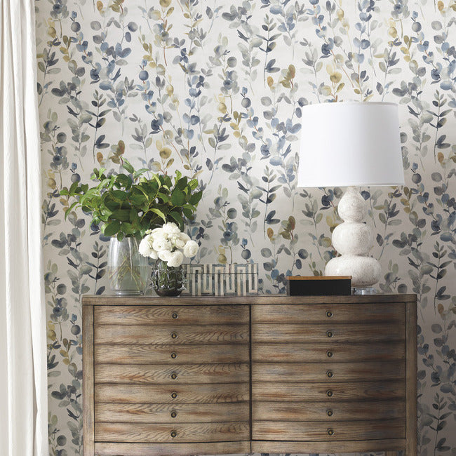 York Joyful Eucalyptus Premium Peel and Stick Wallpaper