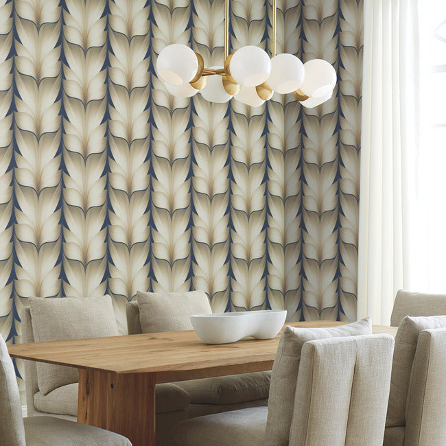 Lotus Light Stripe Wallpaper