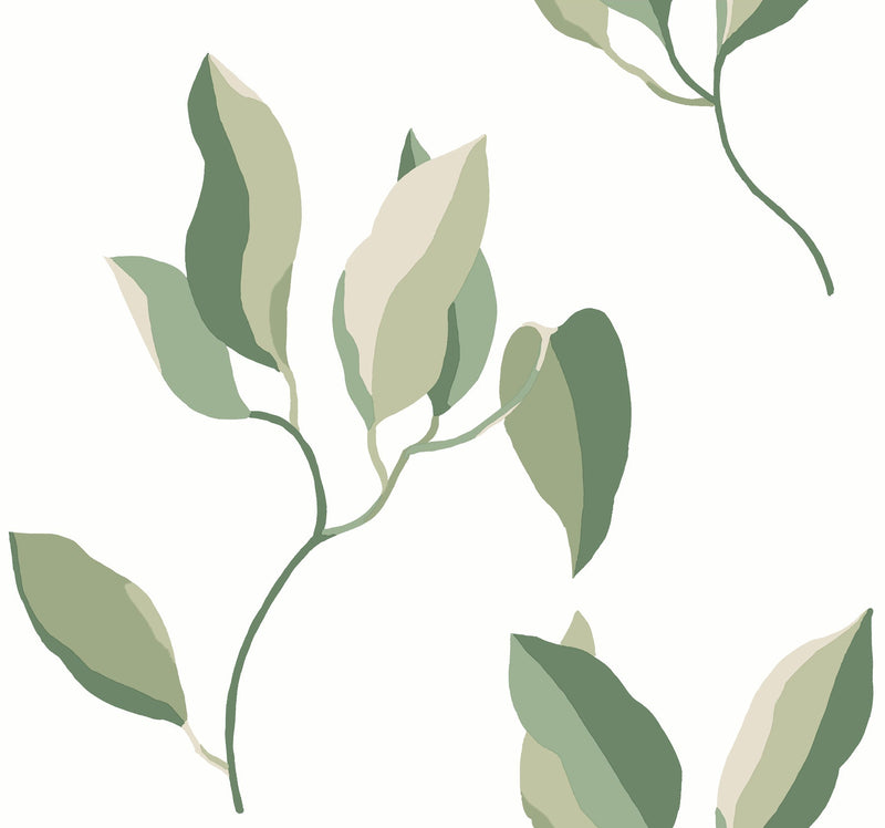 Brushwork Branches Wallpaper
