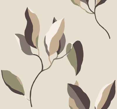 Brushwork Branches Wallpaper