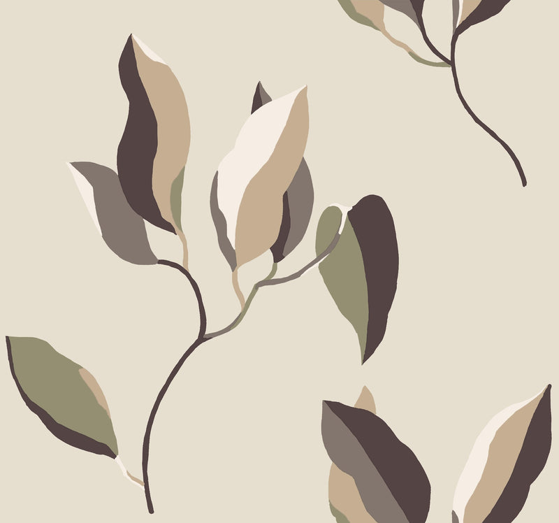 Brushwork Branches Wallpaper
