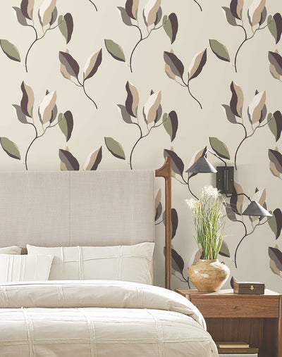 Brushwork Branches Wallpaper
