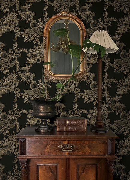 Gerty Fruit Toile Wallpaper