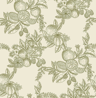 Gerty Fruit Toile Wallpaper