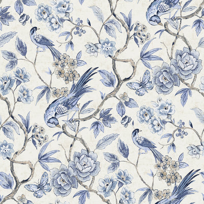 Aviary Garden Peel and Stick Wallpaper