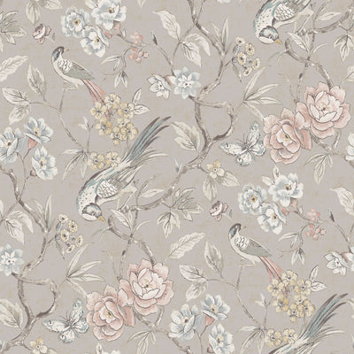 Aviary Garden Peel and Stick Wallpaper