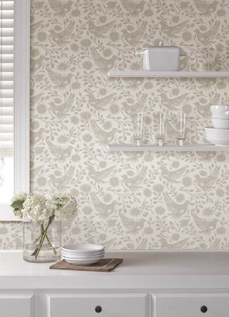 Winged Serenade Peel and Stick Wallpaper