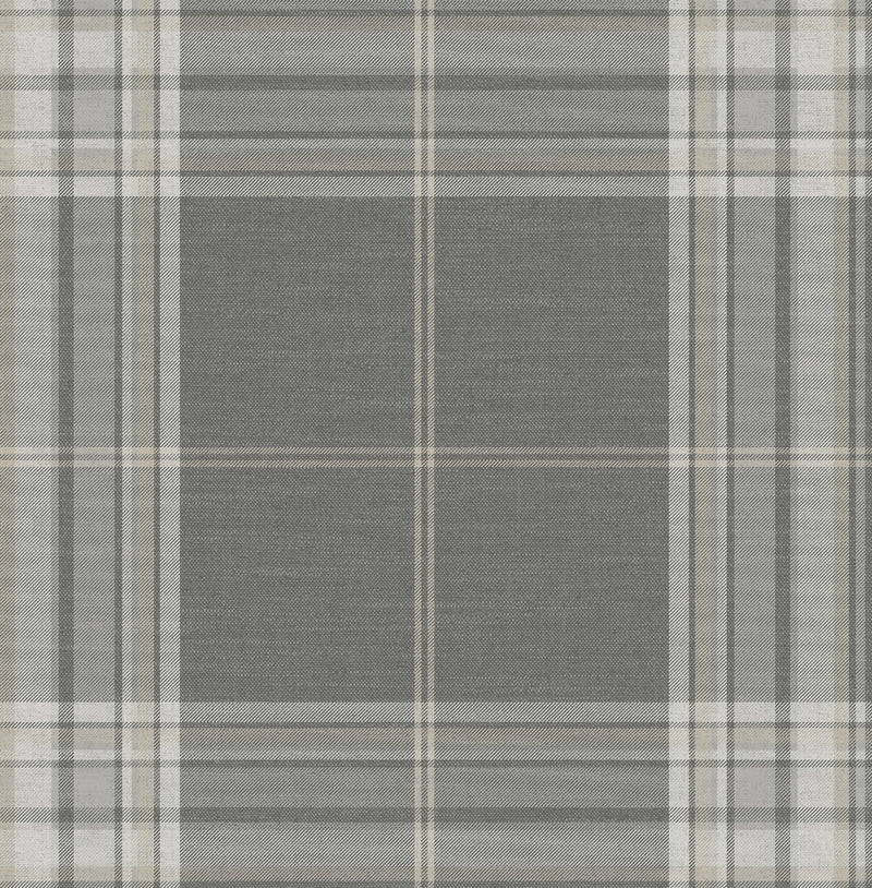 York Westley Plaid Wallpaper