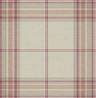 York Westley Plaid Wallpaper