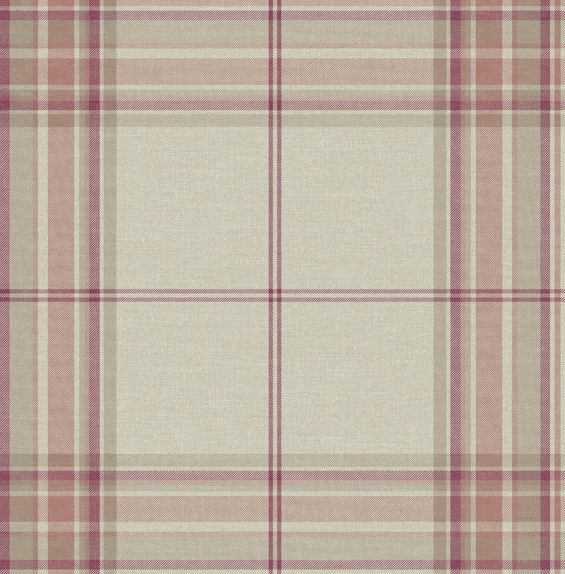 York Westley Plaid Wallpaper