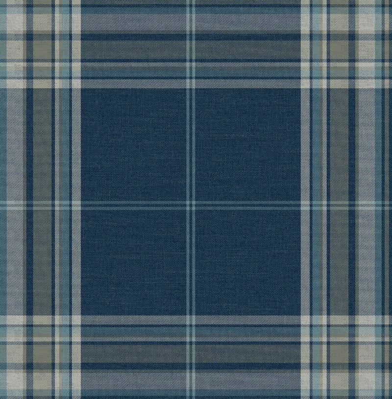 York Westley Plaid Wallpaper