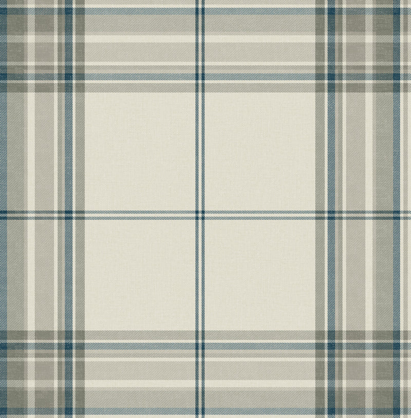 York Westley Plaid Wallpaper