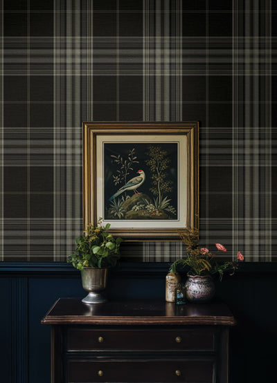 York Westley Plaid Wallpaper