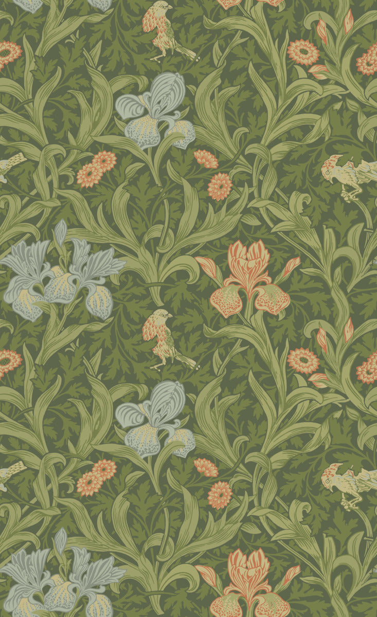 York Iris Wallpaper