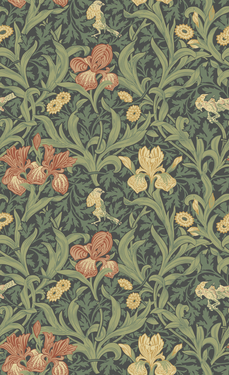 York Iris Wallpaper
