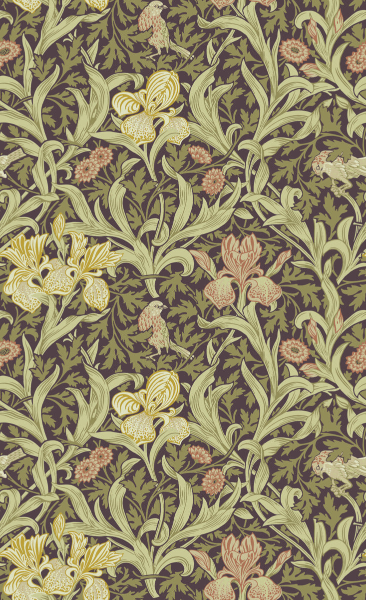 York Iris Wallpaper