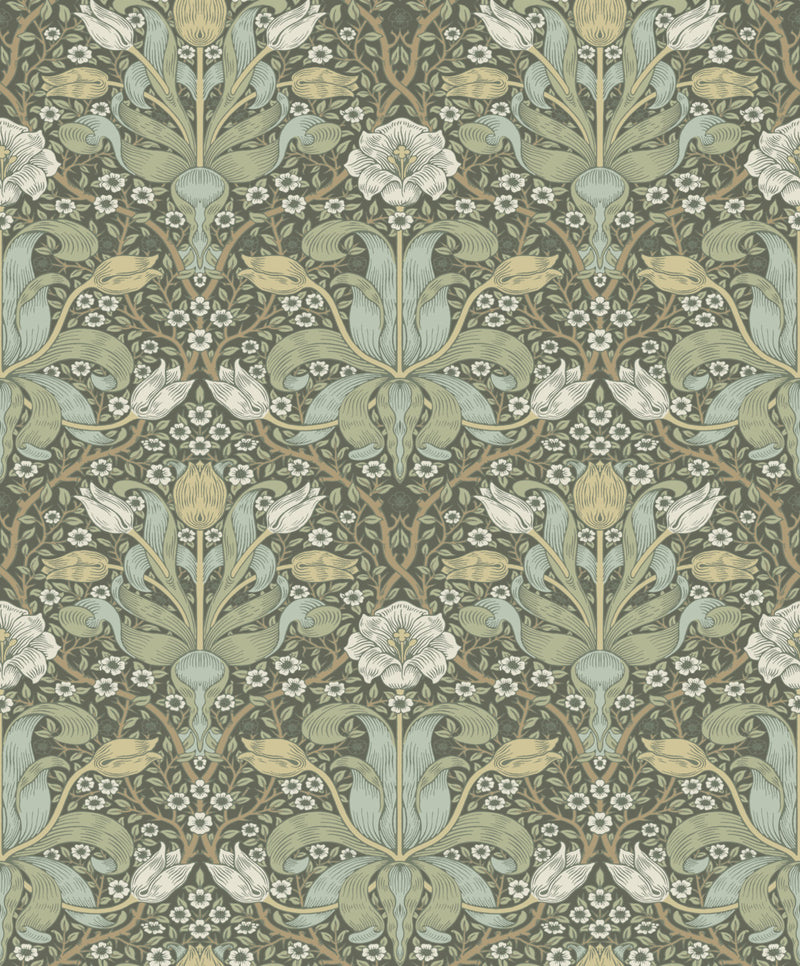 York Spring Thicket Wallpaper