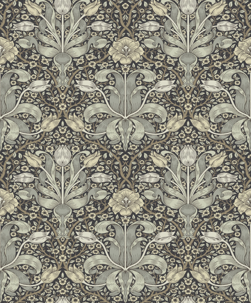 York Spring Thicket Wallpaper