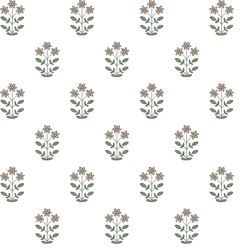 Kit Heather Floral Wallpaper