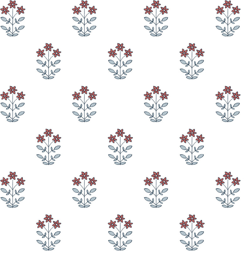 Kit Heather Floral Wallpaper