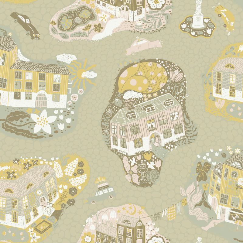 Staden Nursery Cottage Wallpaper