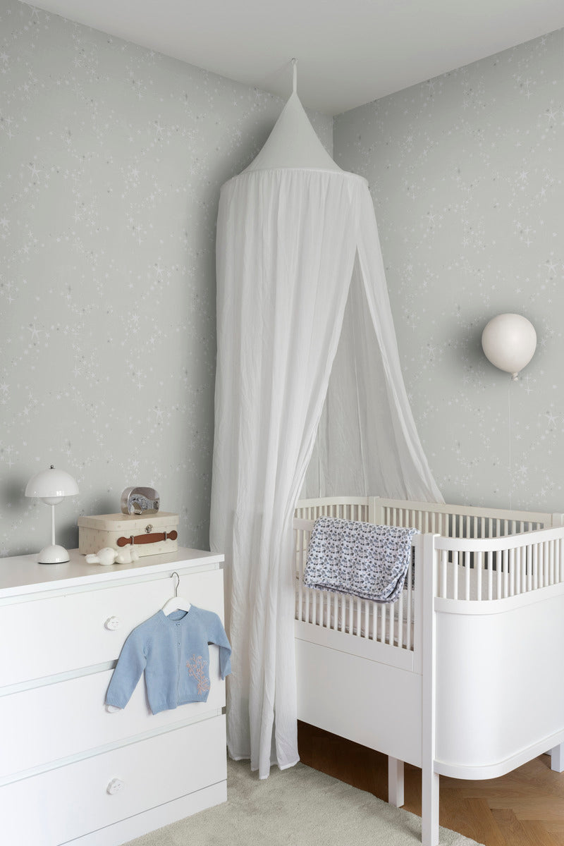 Stjarnhimmel Star Nursery Wallpaper