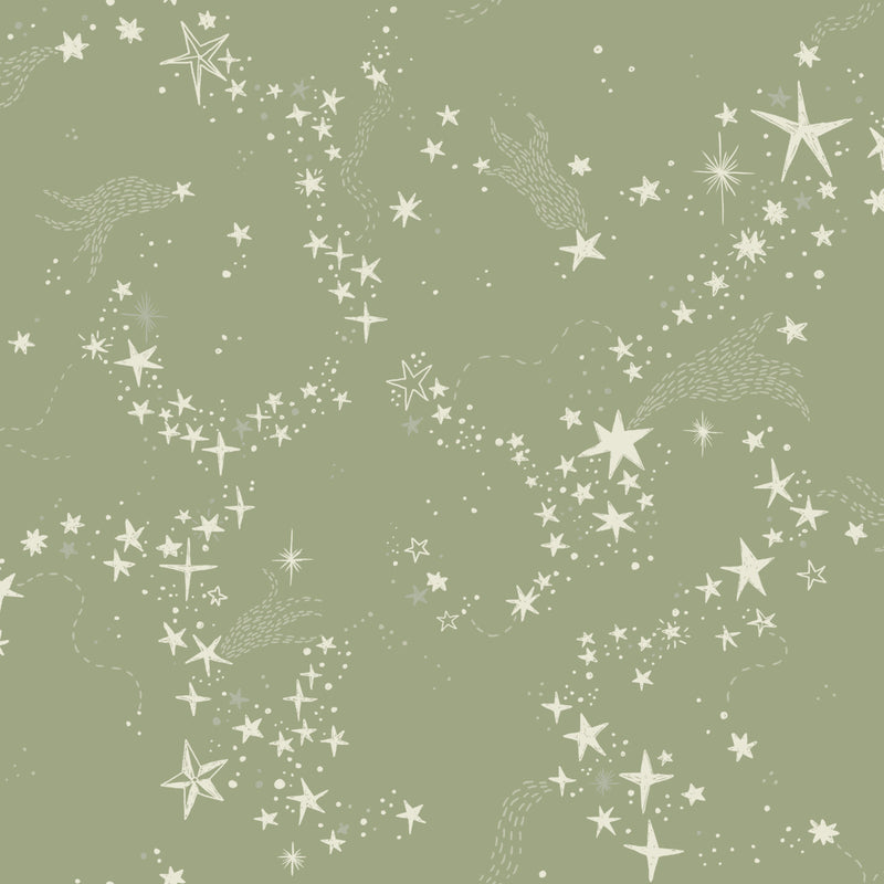 Stjarnhimmel Star Nursery Wallpaper