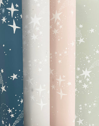 Stjarnhimmel Star Nursery Wallpaper