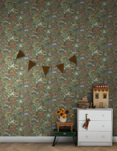 Bygga Bo Nursery Wallpaper