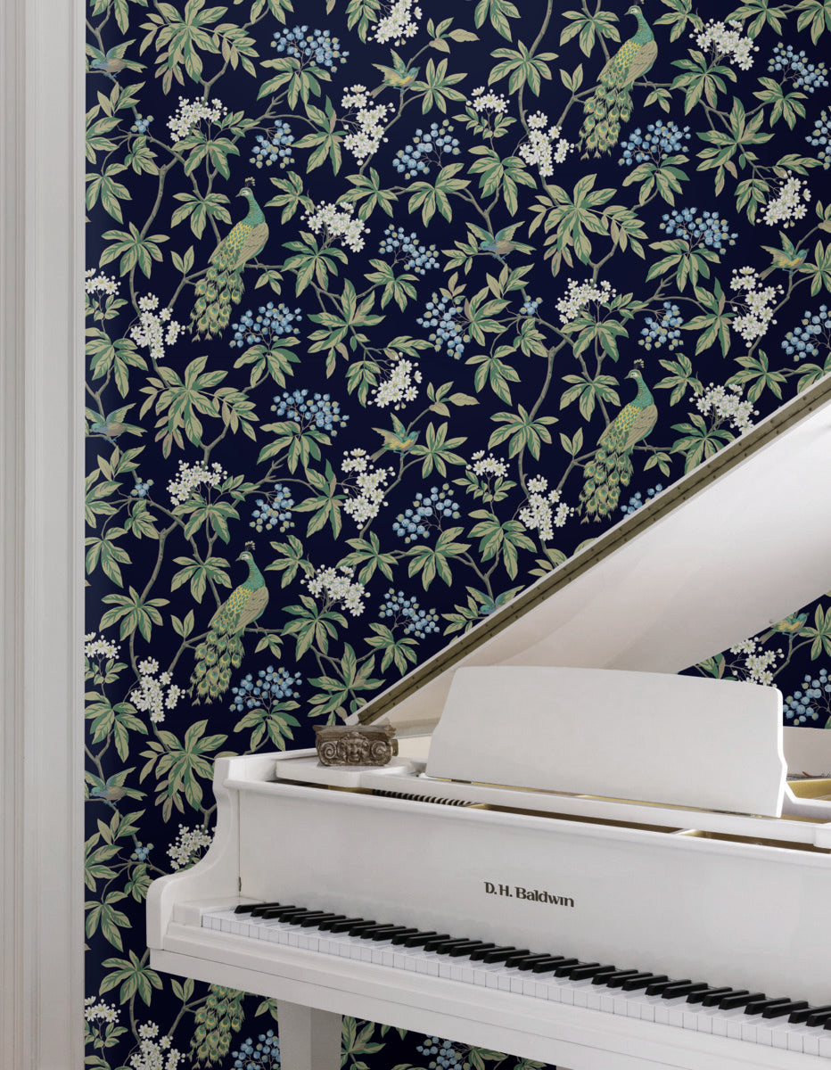 York Peacock Estate Wallpaper – D. Marie Interiors