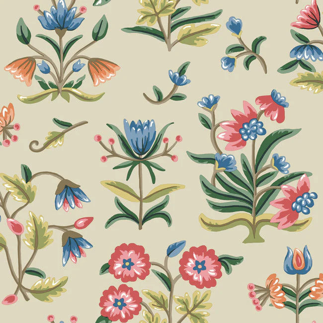 Heirloom Floral Premium Peel and Stick Wallpaper