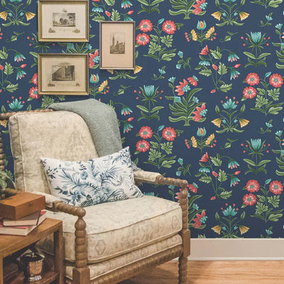 Heirloom Floral Premium Peel and Stick Wallpaper