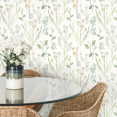 Alpine Botanical Peel and Stick Wallpaper