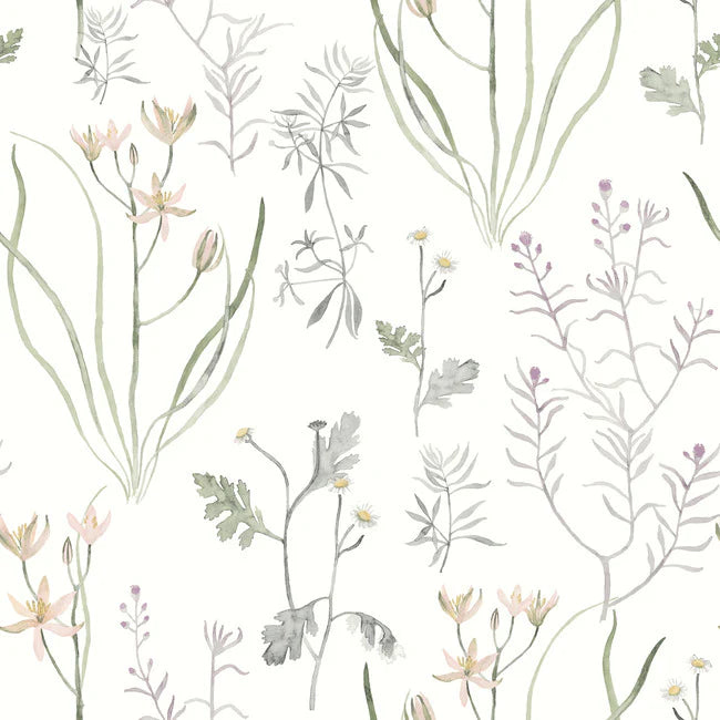 Alpine Botanical Peel and Stick Wallpaper