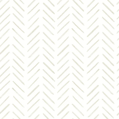 Painted Herringbone Peel and Stick Wallpaper