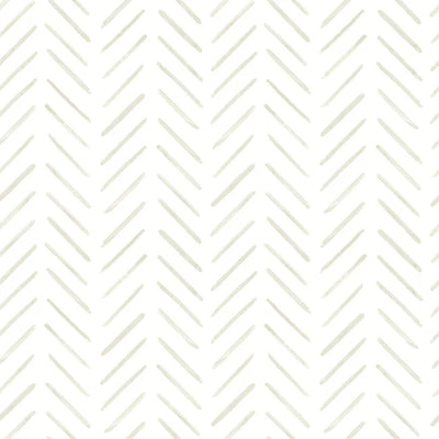 Painted Herringbone Peel and Stick Wallpaper