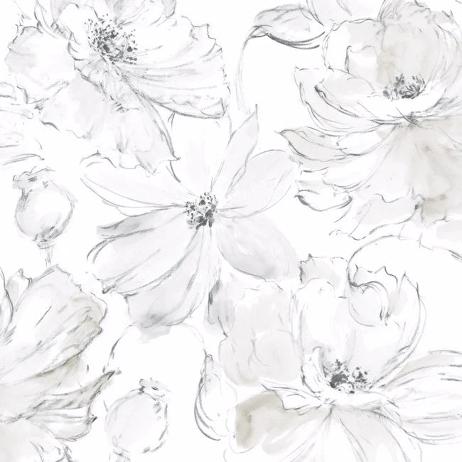 Floral Dreams Peel and Stick Wallpaper