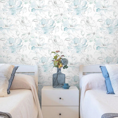 Floral Dreams Peel and Stick Wallpaper