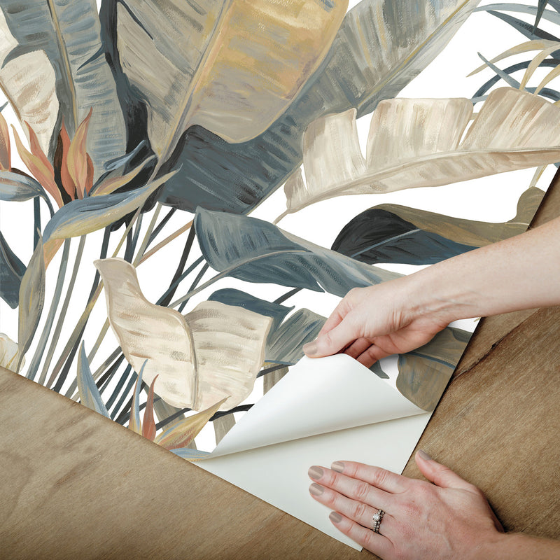 Tropical Cabana Premium Peel and Stick Wallpaper