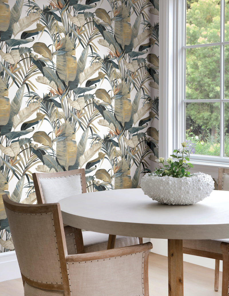 Tropical Cabana Premium Peel and Stick Wallpaper