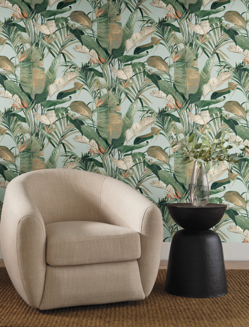 Tropical Cabana Premium Peel and Stick Wallpaper