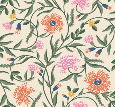Rifle Floral Aster Wallpaper