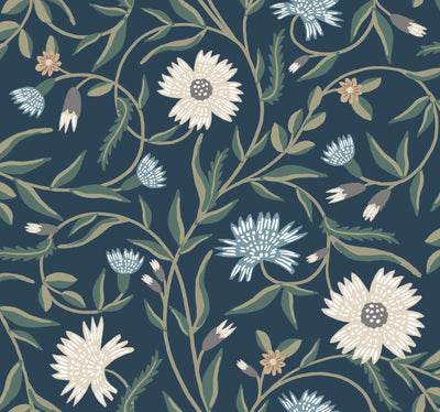 Rifle Floral Aster Wallpaper