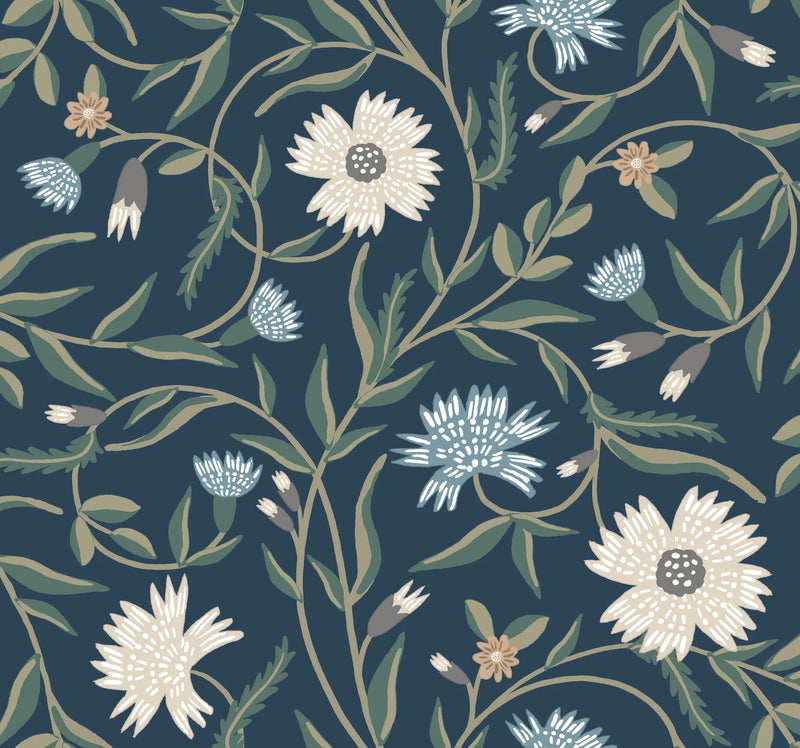 Rifle Floral Aster Wallpaper