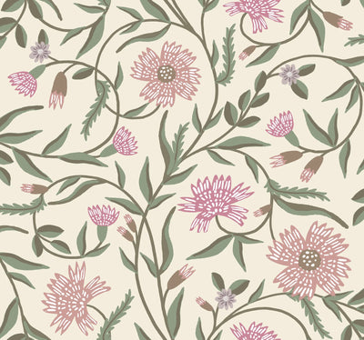 Rifle Floral Aster Wallpaper