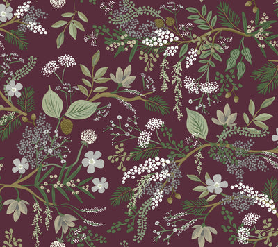 Rifle Paper Co Juniper Forest Wallpaper